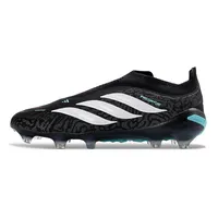 Chuteira Campo Adidas Predator LL 26 Elite FG Preto, Branco e Azul - imagem 1