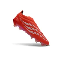 Chuteira Campo Adidas Predator LL 26 Elite FG Laranja e Branco - imagem 6