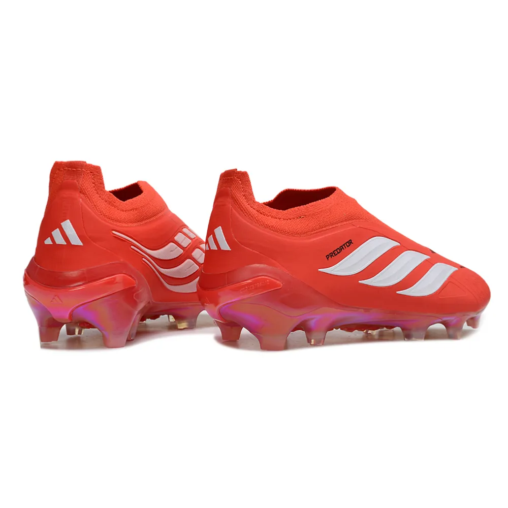 Chuteira Campo Adidas Predator LL 26 Elite FG Laranja e Branco