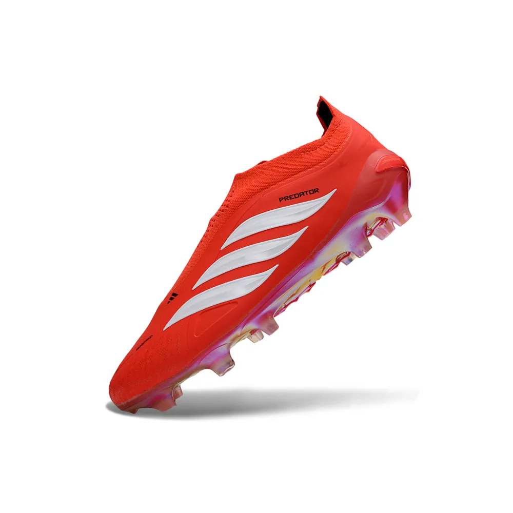 Chuteira Campo Adidas Predator LL 26 Elite FG Laranja e Branco