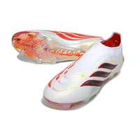 Chuteira Campo Adidas Predator LL 26 Elite FG Branco e Cinza - imagem 6