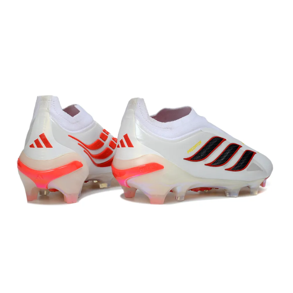 Chuteira Campo Adidas Predator LL 26 Elite FG Branco e Cinza
