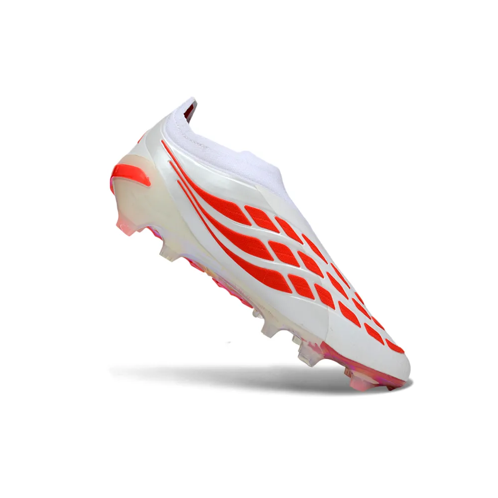 Chuteira Campo Adidas Predator LL 26 Elite FG Branco e Cinza