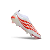 Chuteira Campo Adidas Predator LL 26 Elite FG Branco e Cinza - imagem 5