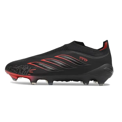 Chuteira Campo Adidas Predator LL 26 Elite FG Preto e Vermelho