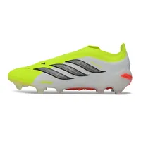Chuteira Campo Adidas Predator LL 26 Elite FG Branco e Amarelo - imagem 1