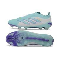 Chuteira Campo Adidas Predator LL 26 Elite FG Azul e Branco - imagem 2