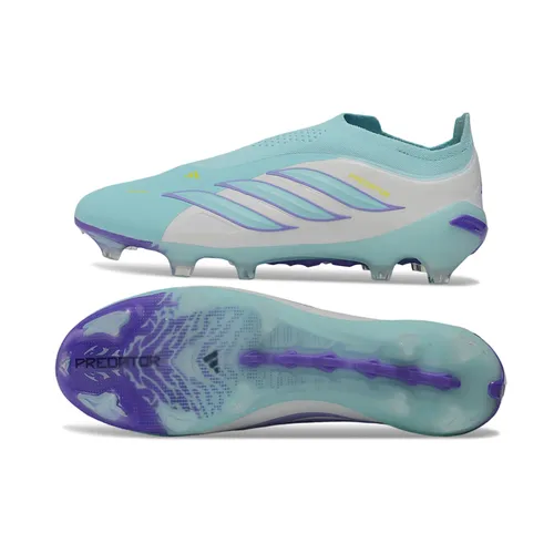 Chuteira Campo Adidas Predator LL 26 Elite FG Azul e Branco