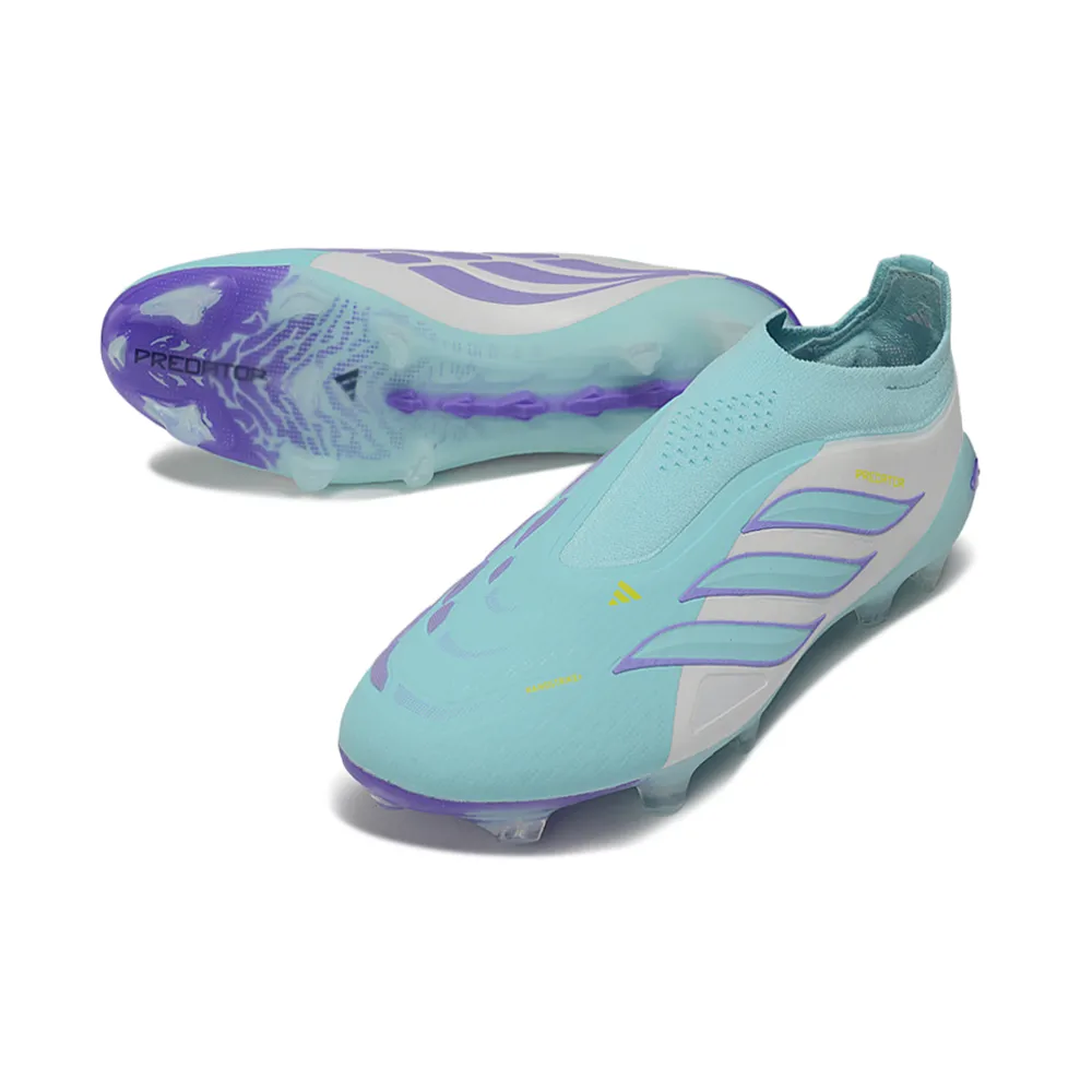 Chuteira Campo Adidas Predator LL 26 Elite FG Azul e Branco