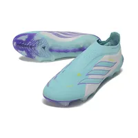 Chuteira Campo Adidas Predator LL 26 Elite FG Azul e Branco - imagem 4
