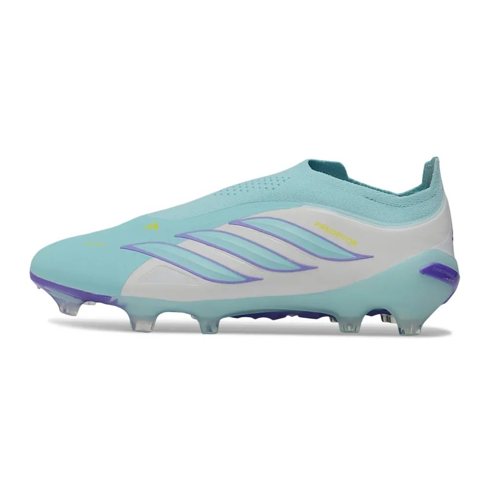 Chuteira Campo Adidas Predator LL 26 Elite FG Azul e Branco