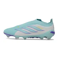 Chuteira Campo Adidas Predator LL 26 Elite FG Azul e Branco - imagem 1