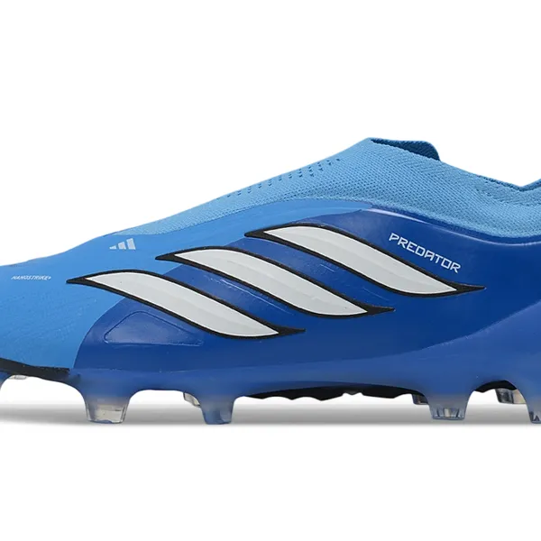 Chuteira Campo Adidas Predator LL 26 Elite FG Azul e Branco