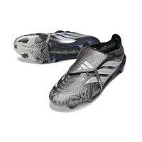 Chuteira Campo Adidas Predator Tongue 26 Elite FG Cinza - imagem 5