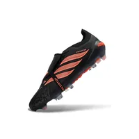 Chuteira Campo Adidas Predator Tongue 26 Elite FG Preto e Laranja - imagem 3