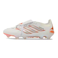 Chuteira Campo Adidas Predator Tongue 26 Elite FG Branco e Laranja - imagem 1