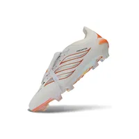 Chuteira Campo Adidas Predator Tongue 26 Elite FG Branco e Laranja - imagem 5