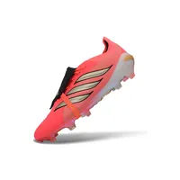 Chuteira Campo Adidas Predator Tongue 26 Elite FG Rosa, Preto e Dourado - imagem 2