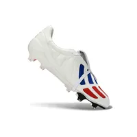 Chuteira Campo Adidas Predator Mania FG Branco, Azul e Vermelho - imagem 5