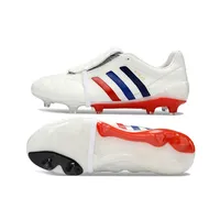 Chuteira Campo Adidas Predator Mania FG Branco, Azul e Vermelho - imagem 2
