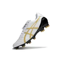 Chuteira Campo Asics Lethal Testimonial 4 FG Branca, Dourado e Preto - imagem 6
