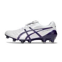 Chuteira Campo Asics Lethal Testimonial 4 FG Branco e Roxo - imagem 1