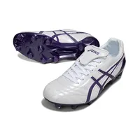 Chuteira Campo Asics Lethal Testimonial 4 FG Branco e Roxo - imagem 4