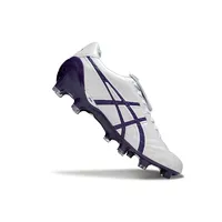 Chuteira Campo Asics Lethal Testimonial 4 FG Branco e Roxo - imagem 6