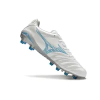 Chuteira Campo Mizuno Morelia Neo 4 Beta FG Branco e Azul - imagem 2
