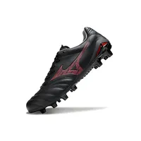 Chuteira Campo Mizuno Morelia Neo 4 Beta FG Preto e Vermelho - imagem 3