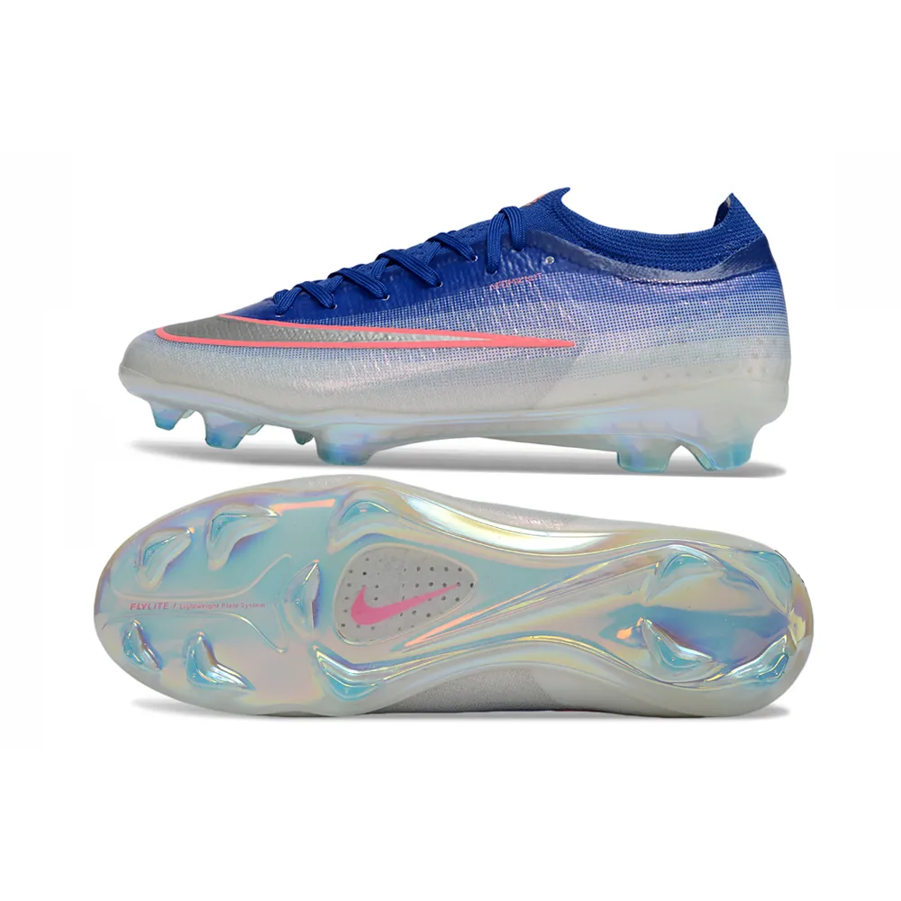 Chuteira Campo Nike Mercurial Vapor 17 Elite FG Azul e Branco