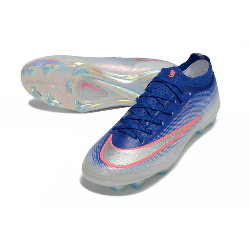 Chuteira Campo Nike Mercurial Vapor 17 Elite FG Azul e Branco