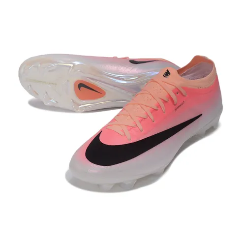Chuteira Campo Nike Mercurial Vapor 17 Elite FG Rosa e Branco