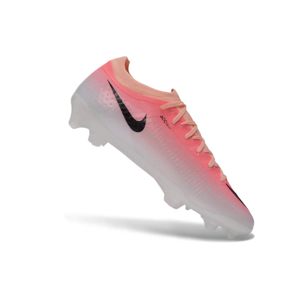 Chuteira Campo Nike Mercurial Vapor 17 Elite FG Rosa e Branco