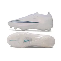 Chuteira Campo Nike Mercurial Vapor 17 Elite FG Branco e Azul - imagem 6