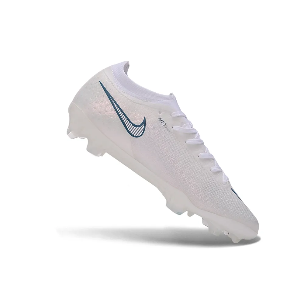 Chuteira Campo Nike Mercurial Vapor 17 Elite FG Branco e Azul