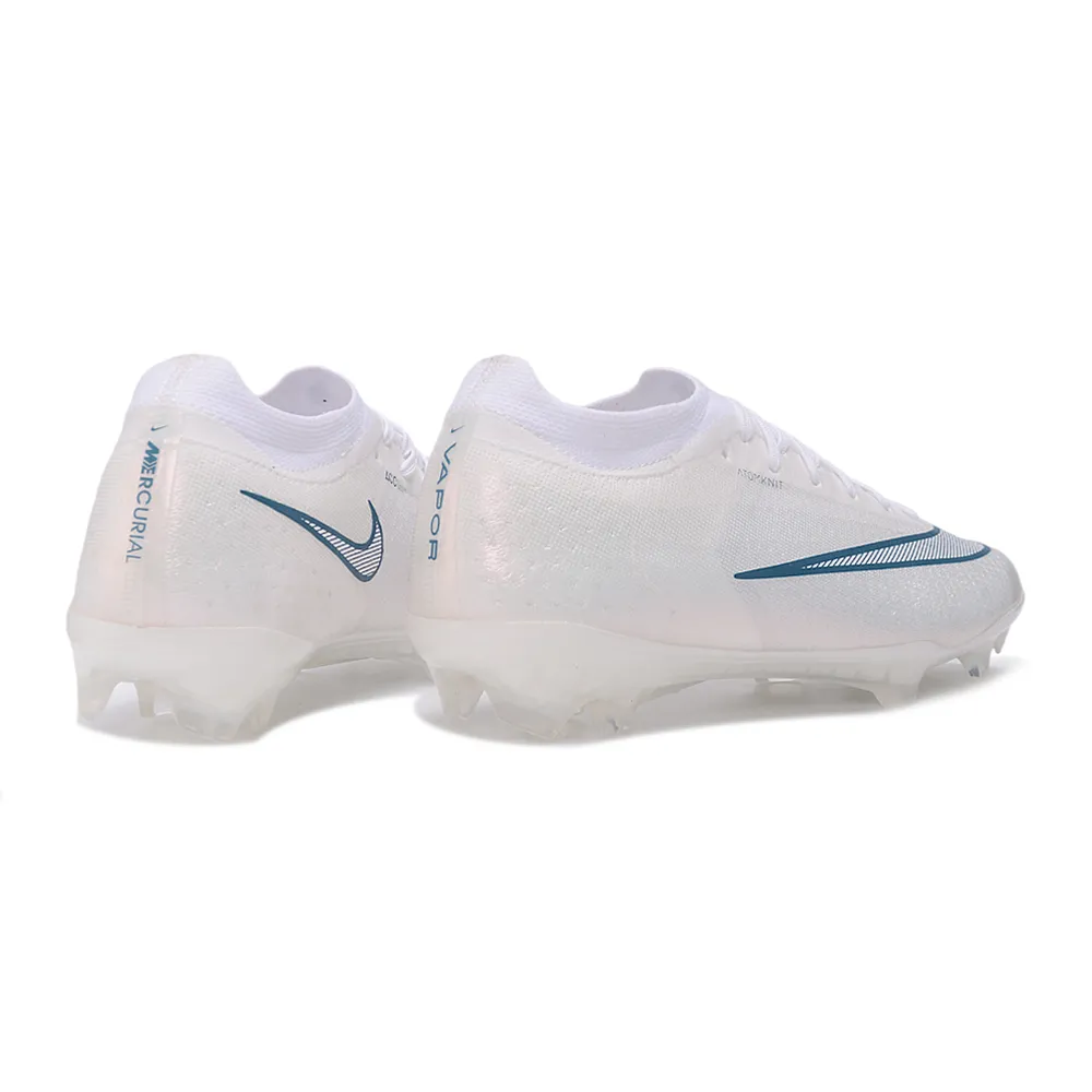 Chuteira Campo Nike Mercurial Vapor 17 Elite FG Branco e Azul
