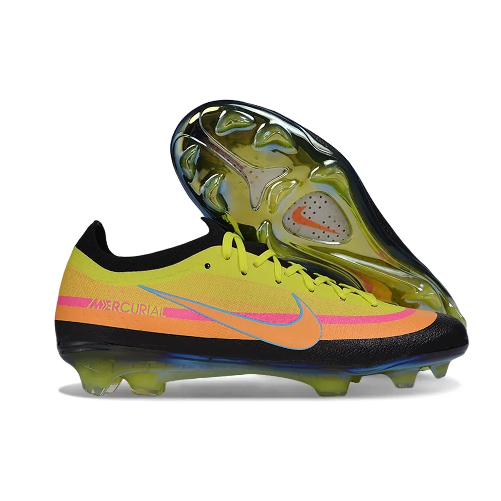 Chuteira Campo Nike Mercurial Vapor 17 Elite FG Amarelo e Preto