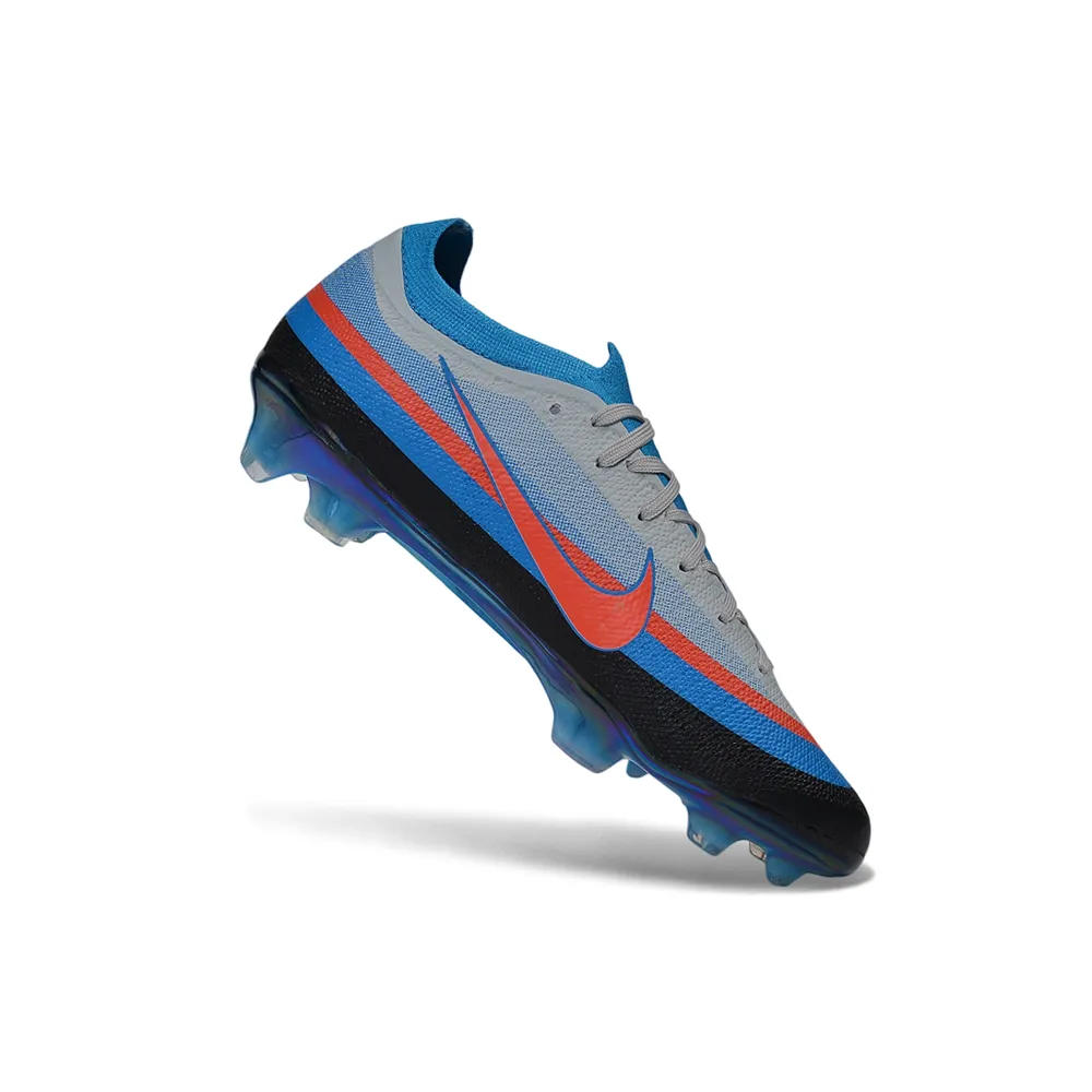 Chuteira Campo Nike Mercurial Vapor 17 Elite FG Azul, Preto e Laranja