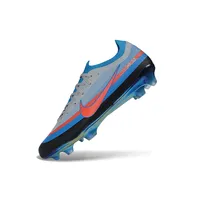 Chuteira Campo Nike Mercurial Vapor 17 Elite FG Azul, Preto e Laranja - imagem 4