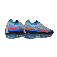 Chuteira Campo Nike Mercurial Vapor 17 Elite FG Azul, Preto e Laranja - imagem 5