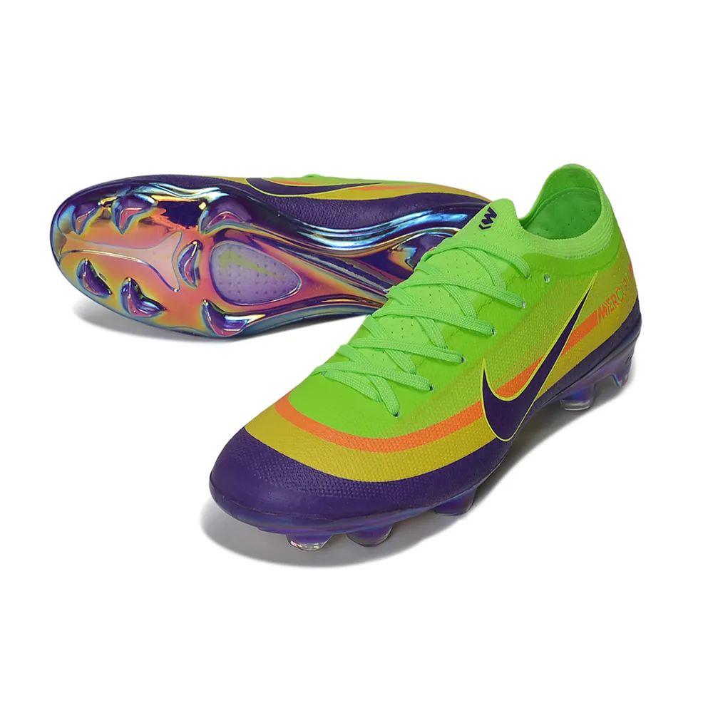 Chuteira Campo Nike Mercurial Vapor 17 Elite FG Verde e Roxo