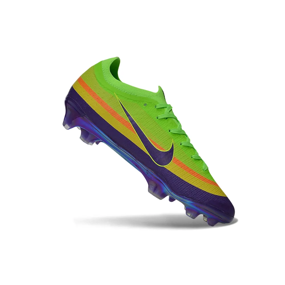 Chuteira Campo Nike Mercurial Vapor 17 Elite FG Verde e Roxo