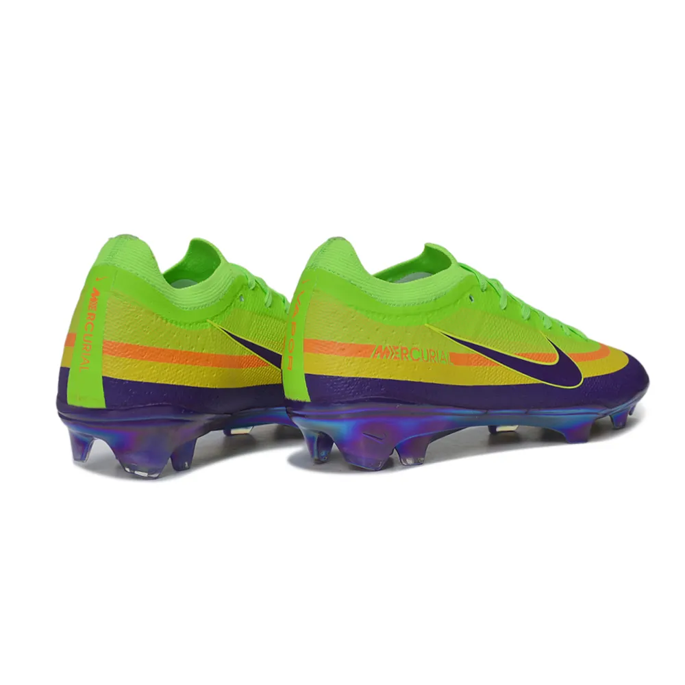 Chuteira Campo Nike Mercurial Vapor 17 Elite FG Verde e Roxo