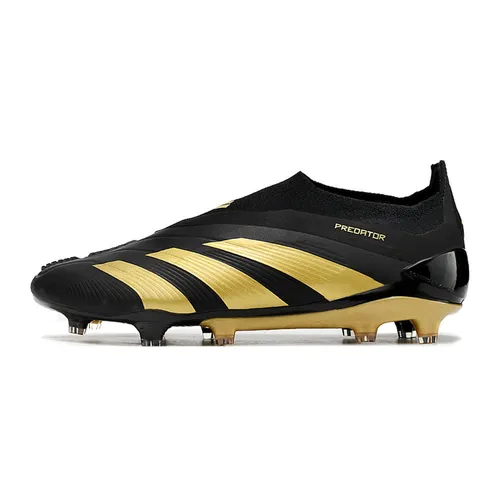 Chuteira Campo Adidas Predator LL Elite FG Preta e Dourado
