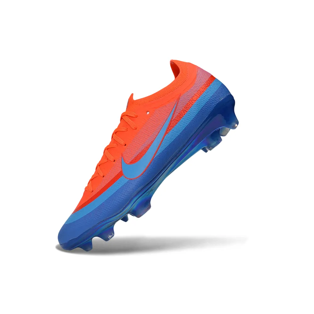 Chuteira Campo Nike Mercurial Vapor 17 Elite FG  Laranja e  Azul