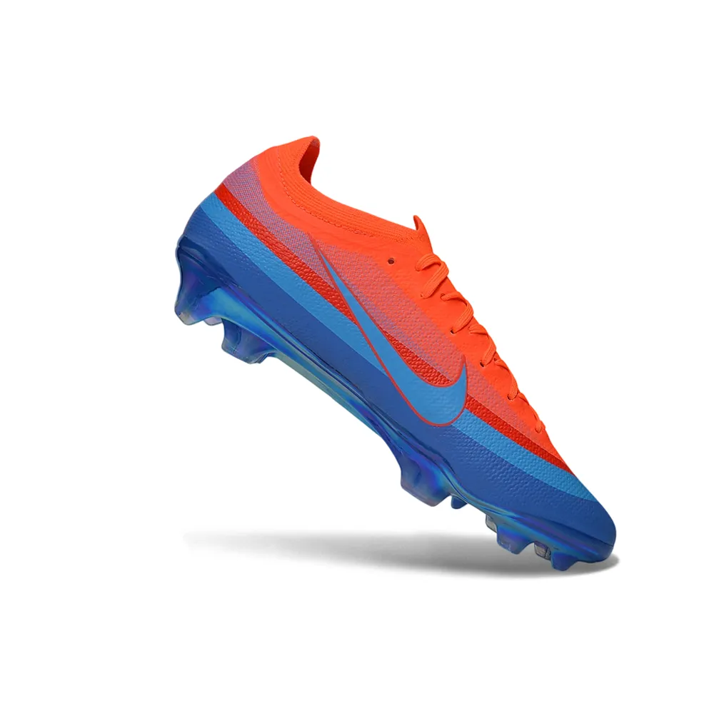 Chuteira Campo Nike Mercurial Vapor 17 Elite FG  Laranja e  Azul