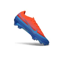Chuteira Campo Nike Mercurial Vapor 17 Elite FG  Laranja e  Azul - imagem 4