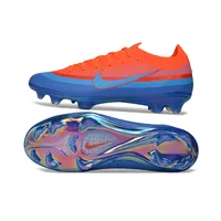 Chuteira Campo Nike Mercurial Vapor 17 Elite FG  Laranja e  Azul - imagem 2