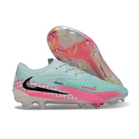 Chuteira Campo Nike Phantom GX 6 Elite FG Azul e Rosa - imagem 5